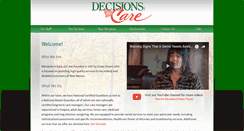 Desktop Screenshot of decisionsincare.com
